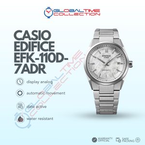 Casio Edifice EFK-110D-7A Mechanical Gray Dial Solid stainless steel Band