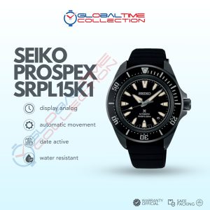 Seiko Prospex SRPL15K1 Diver Samurai Shog-Urai Black Dial Black Silicone Strap