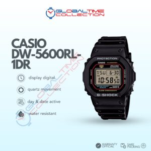 Casio G-Shock DW-5600RL-1DR Iconic Styles Digital Dial Black Resin Band
