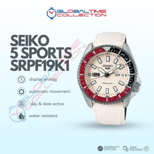 Seiko 5 Sports SRPF19K1 Street Fighter Ryu Unshakeable Fist Nylon-Leather Strap Limited Edition