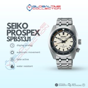 Seiko Prospex SPB513J1 Speedtimer 6R Compact Countdown In Grey-White Contras Stainless Steel Strap