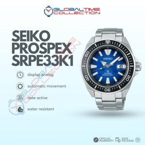 Seiko Prospex SRPE33K1 King Samurai Manta Ray Save The Ocean Stainless Steel Special Edition