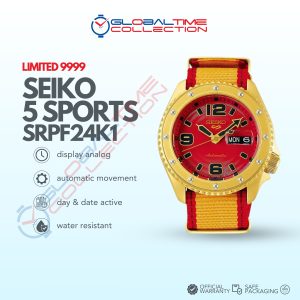 Seiko 5 Sports SRPF24K1 Street Fighter Zangief Iron Cyclone Dual-Tone Nylon Strap Limited Edition