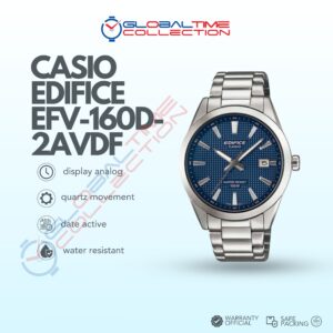 Casio Edifice EFV-160D-2AVDF Blue Dial Stainless Steel Band